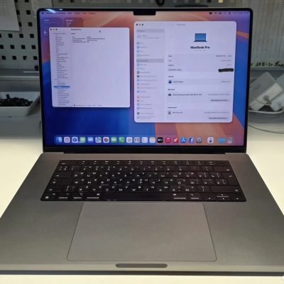 MacBook Pro 16 (2021), 1024 ГБ, M1 Pro (10-core), RAM 16 ГБ, GPU 16-core