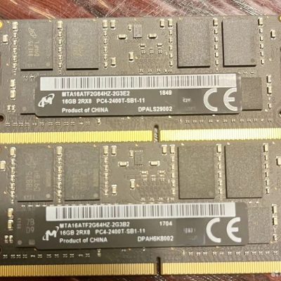 16GB PC4 2400T - SB1 - 11 - sodimm - DDR4 - MTA16A
