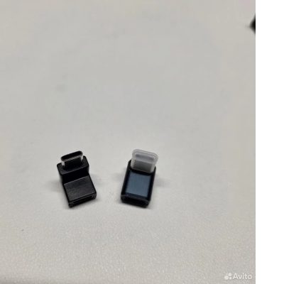 Переходник Type-C папа мама угловой USB-C