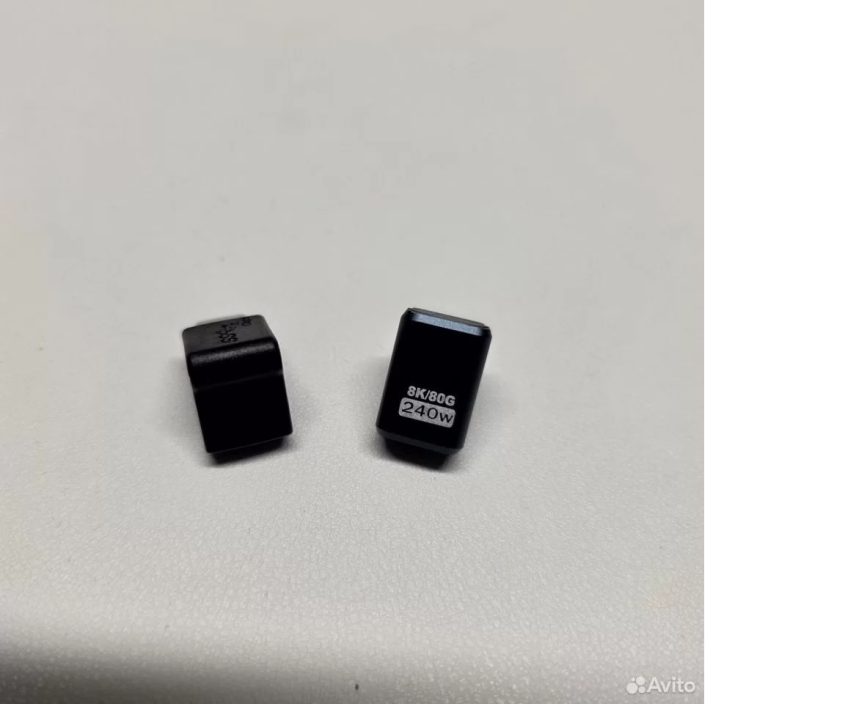 Переходник Type-C папа мама угловой USB-C