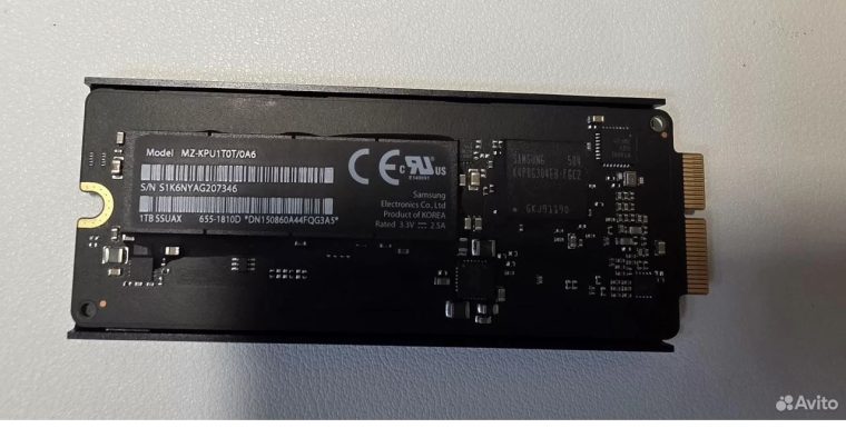 SSD 1TB Mac Pro оригинал
